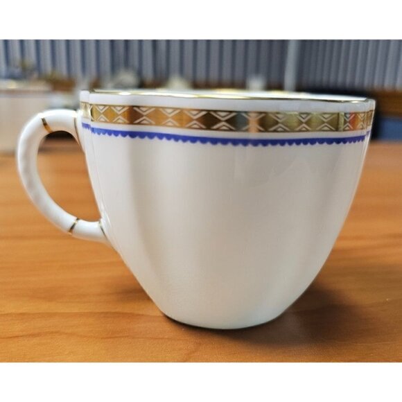 Royal Crown Derby Carlton Blue English Bone China Replacement Teacup LVIII - K - Picture 1 of 4